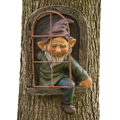 Elf Out The Door Tree Hugger