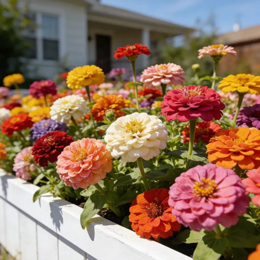 🌺Double-Flowered Mixed Zinnia Seeds