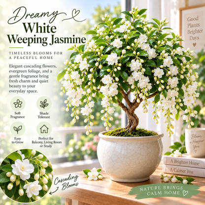 🌸【7 days germination】Last Day Up to 50% OFF💐Rare Weeping Jasmine Flowers Bulbs