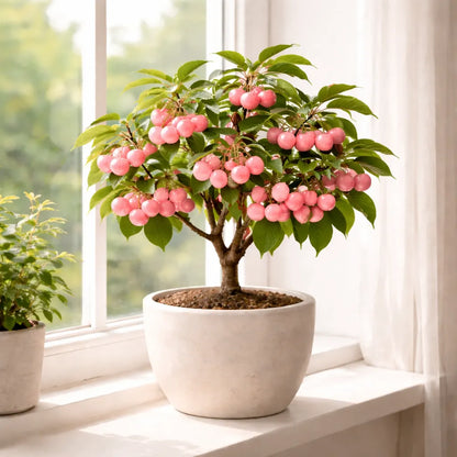 🍒 Mini Pink Cherry Seeds – Small Fruit, Big Sweet Flavor