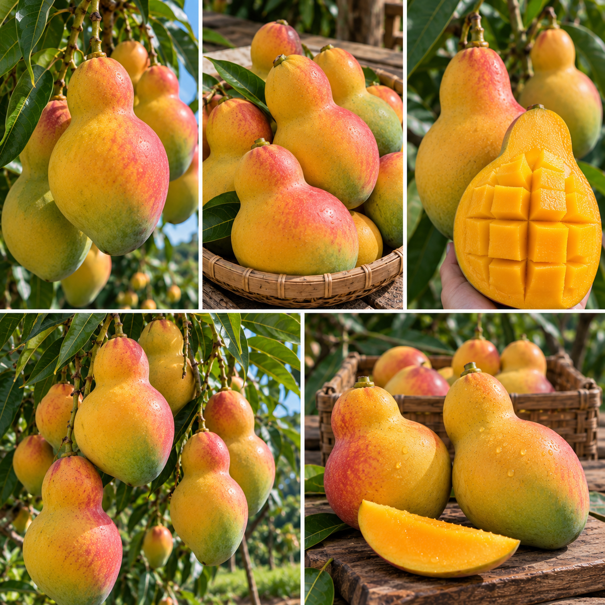 🥭 Rare Gourd Mang Bulbs – Grow Your Own Unique Mango Tree
