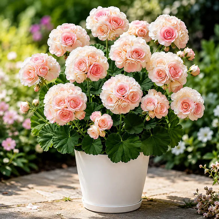 🌸 Rare Double Geranium Plants – Endless Blooms & Stunning Rose-Like Flowers ✨