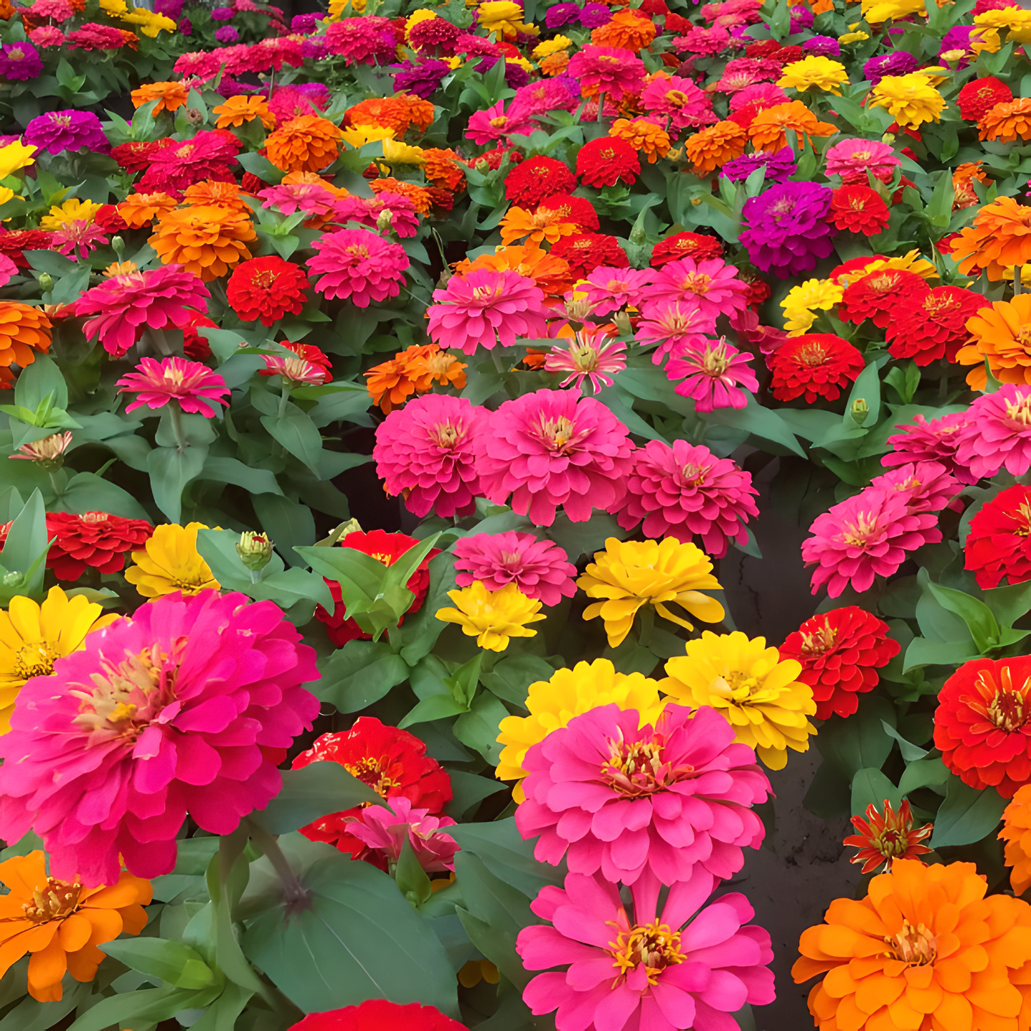 🌺Double Zinnia Mixed Color Seeds