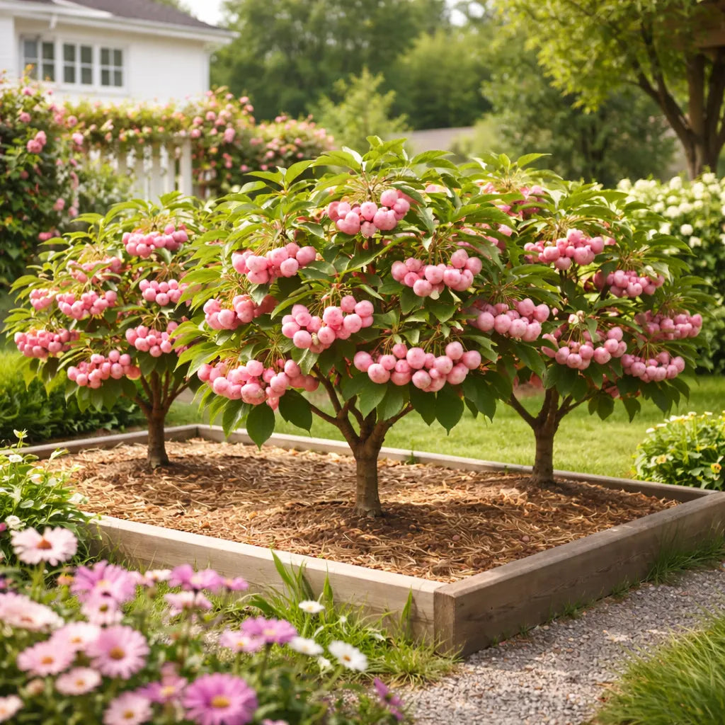 🍒 Mini Pink Cherry Seeds – Small Fruit, Big Sweet Flavor
