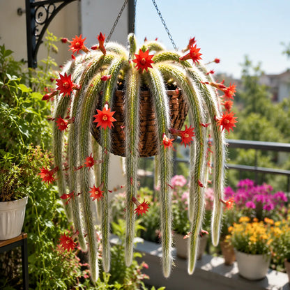 🔥Rare Monkey Tail Cactus 🌵The Internet's Favorite Fuzzy Cactus
