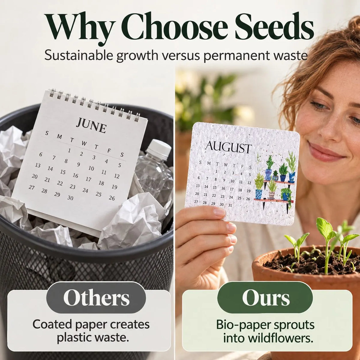 ✨Early Holiday Sale 45% OFF🌱Eco-Friendly Plantable “Timeless” Seed Calendar 2027