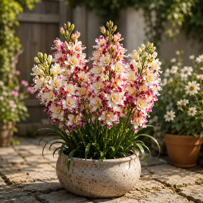 🌈🌺 Royal Mosaic Tuberose Bulbs 💥 Rare Multi-Color Blooms & Sweet Fragrance
