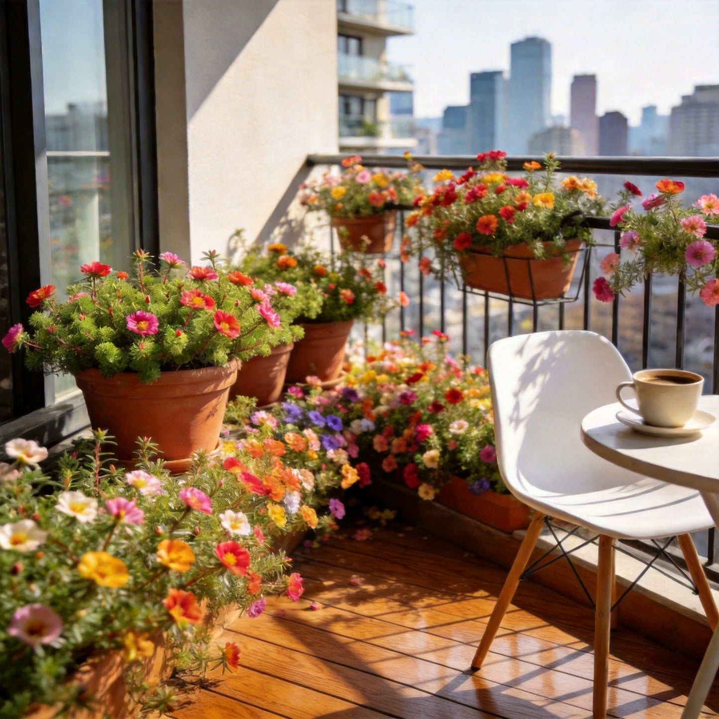 Moss Rose Seeds – Easy Colorful Blooms for Pots, Beds & Balconies