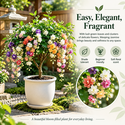 🌸【7 days germination】Last Day Up to 50% OFF💐Rare Weeping Jasmine Flowers Bulbs