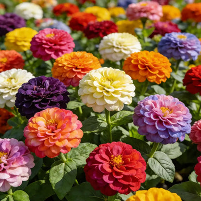 🌺Double-Flowered Mixed Zinnia Seeds