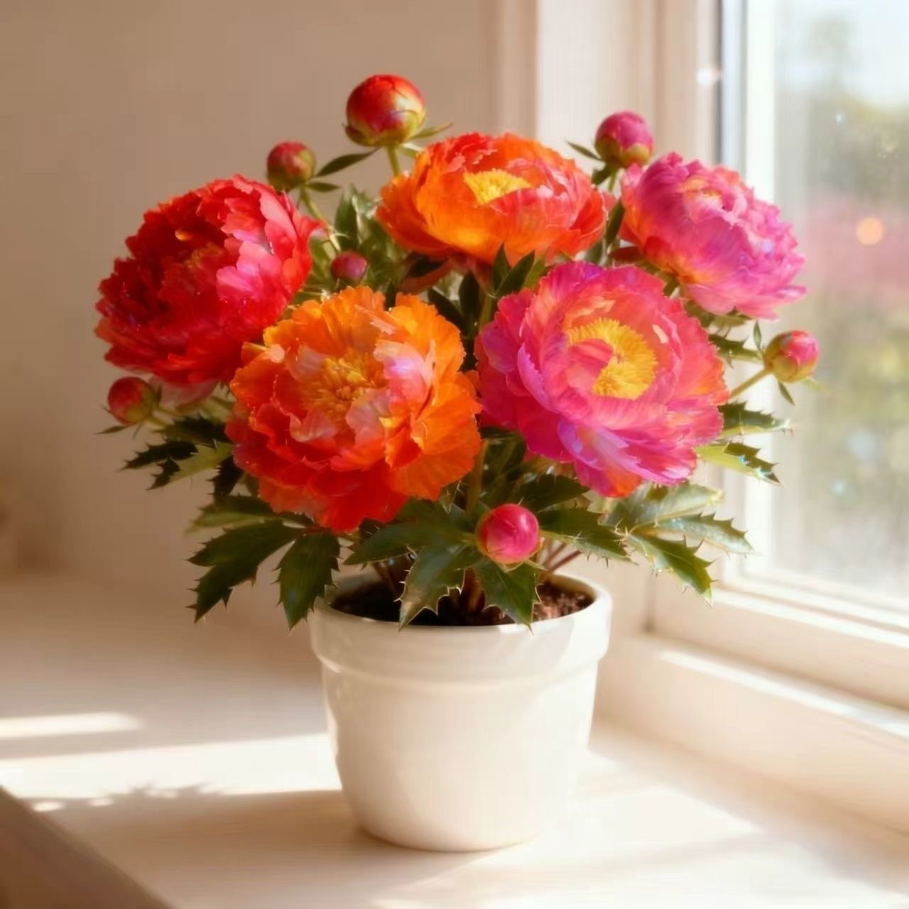 Dwarf Peony Seeds – Big Blooms in Small Spaces 🌿 Easy to Grow & Beautifully Compact