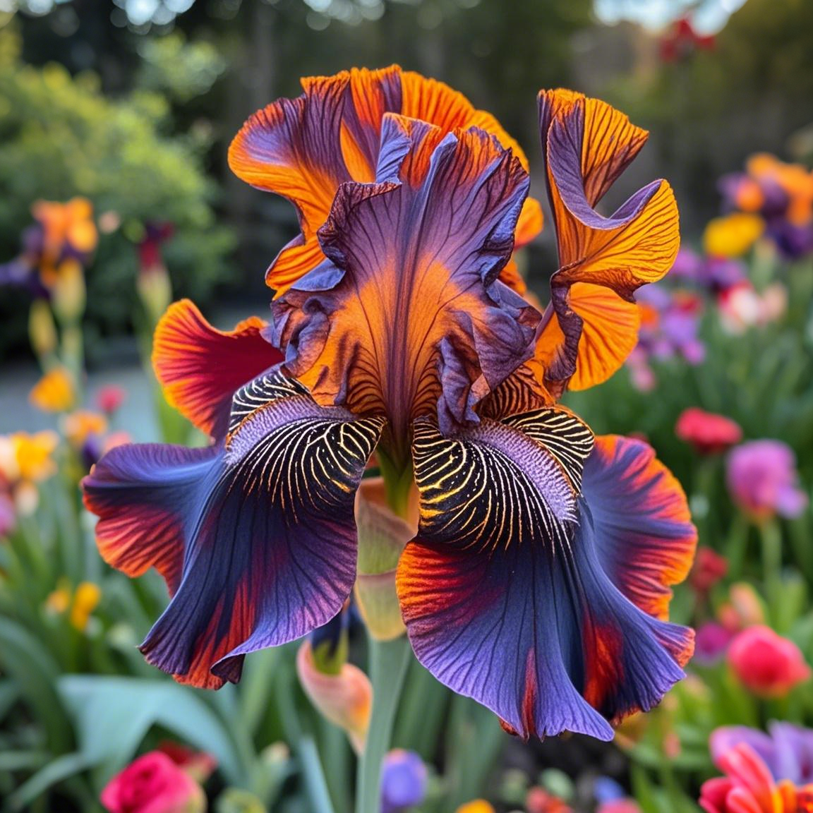 Black Starry Night-Rare Iris Bulbs⚜️