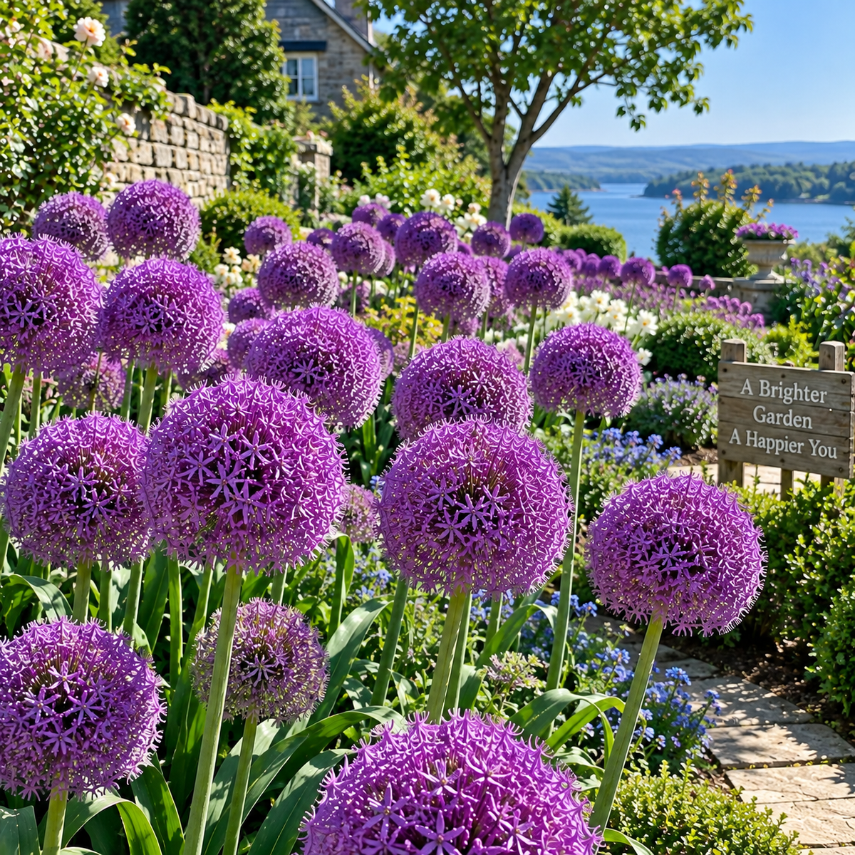 💜Giant Allium Bulbs—Flower Ball Diameter 10CM+