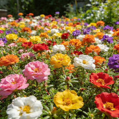 Moss Rose Seeds – Easy Colorful Blooms for Pots, Beds & Balconies
