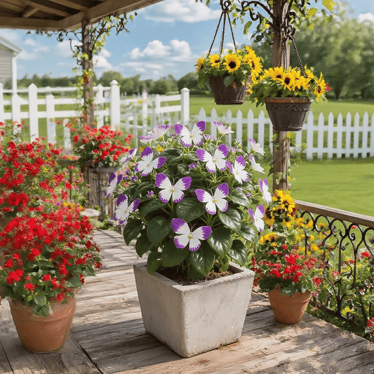 🏆 50K+ SOLD! 🦋🌹 Moonlight Butterfly Flower Seeds – Fall & Winter Planting, Perennial Blooms & Stunning Garden Elegance 🍂