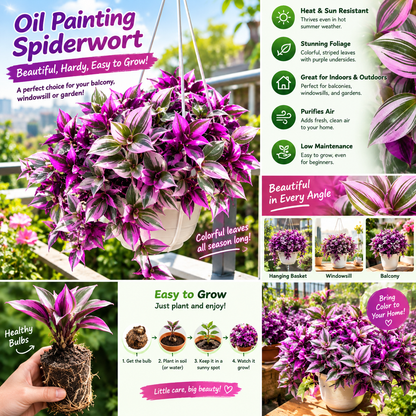 Oil Painting Tradescantia Bulbs