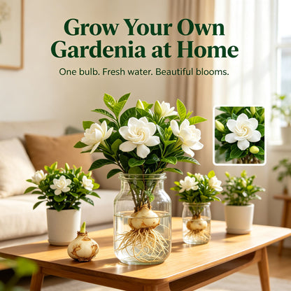 ✨Hydroponic Gardenia Bulbs🌸Grow Stunning Gardenias in Water — No Soil, No Mess!
