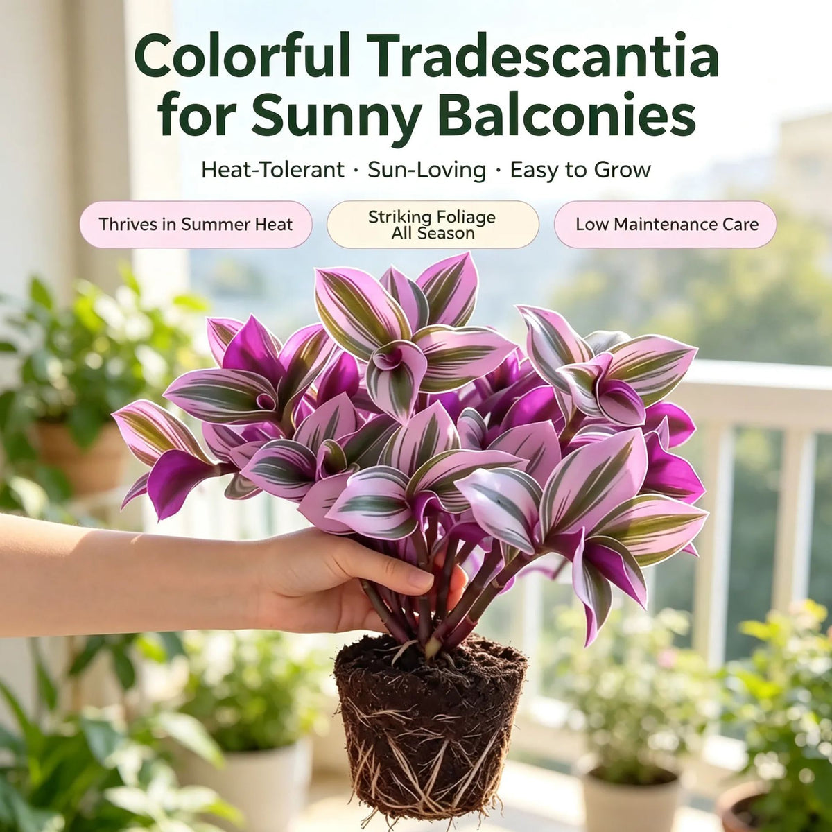 Oil Painting Tradescantia Bulbs