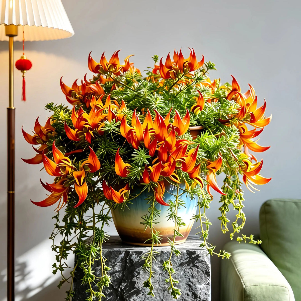 🪴🦜Parrotbeak spider plant - 🔥 Blooms for up to 300 Days a Year!