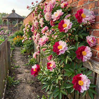 🌸 Rare Climbing Peony Bulbs🪴Big Full Blooms, Cold Hardy Perennial, Easy to Grow Garden Favorite