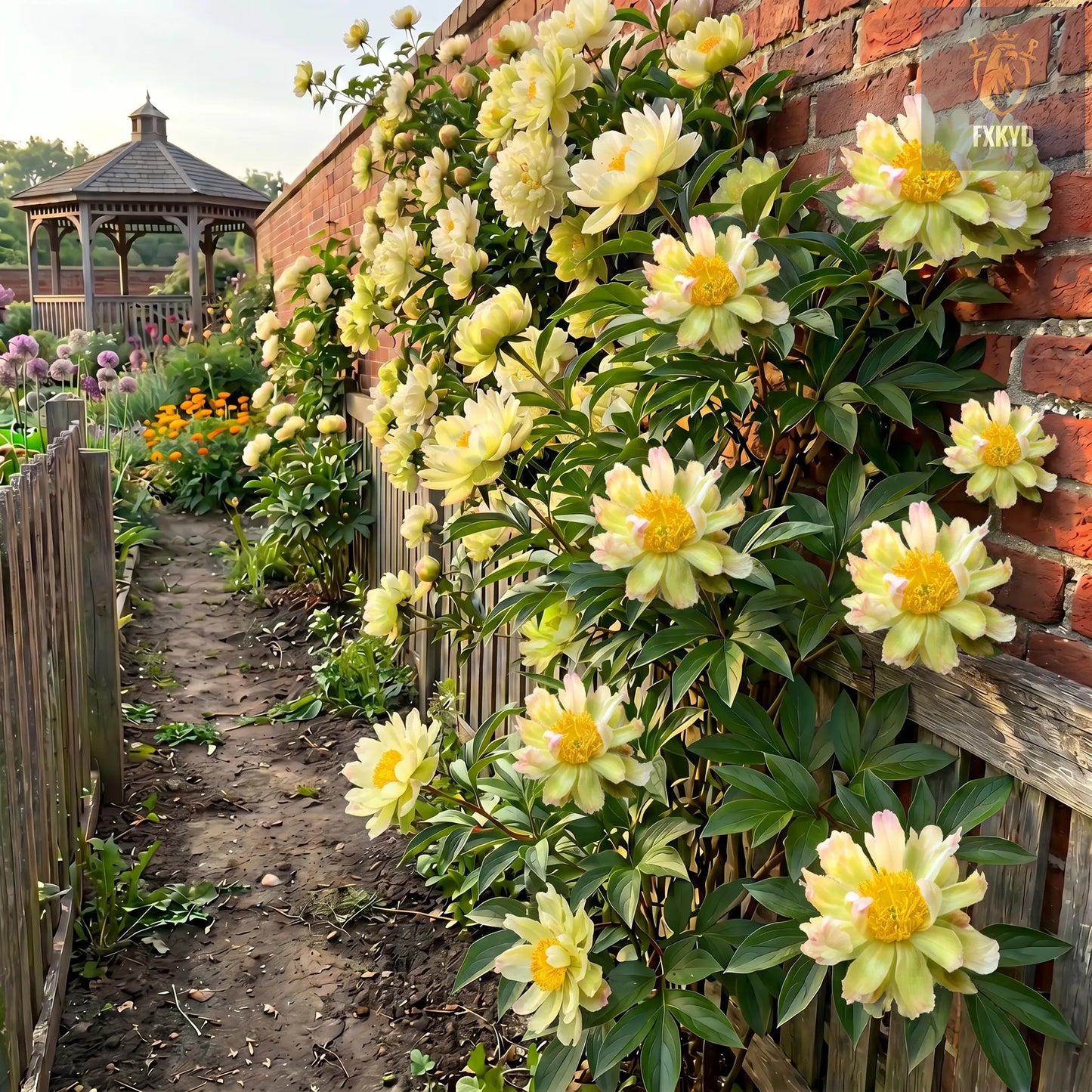 🌸 Rare Climbing Peony Bulbs🪴Big Full Blooms, Cold Hardy Perennial, Easy to Grow Garden Favorite