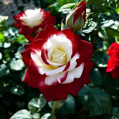[BestSellerTop]Rare Twin Red White Rose Seeds (200/1000pcs) – Stunning Garden Blooms, Easy to Grow