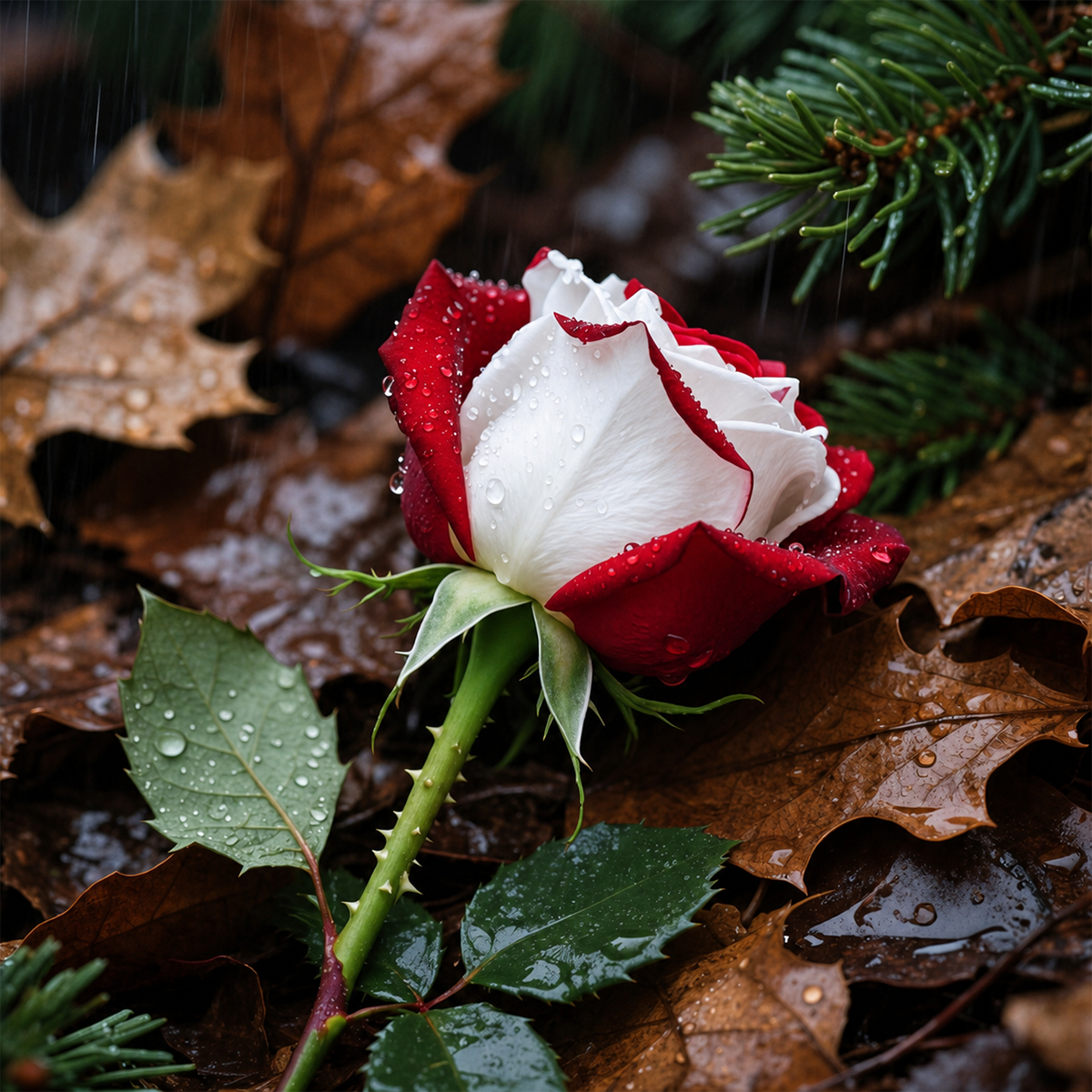 [BestSellerTop]Rare Twin Red White Rose Seeds (200/1000pcs) – Stunning Garden Blooms, Easy to Grow