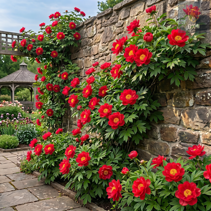 🌸 Rare Climbing Peony Bulbs🪴Big Full Blooms, Cold Hardy Perennial, Easy to Grow Garden Favorite