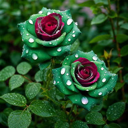 [BestSellerTop]Rare Twin Red White Rose Seeds (200/1000pcs) – Stunning Garden Blooms, Easy to Grow